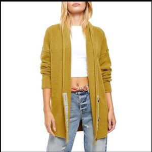 Free People Eucalyptus High Atlas Sweater small